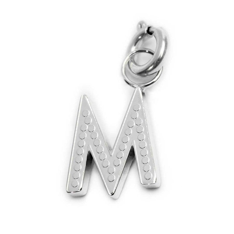 Charm lettera M con cristalli - Desidero