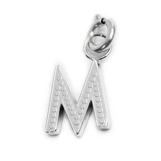 Charm lettera M con cristalli - Desidero
