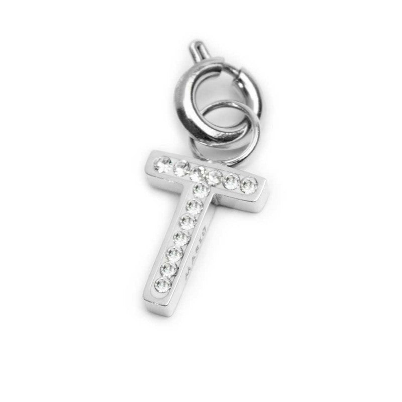 Charm lettera T con cristalli - Desidero