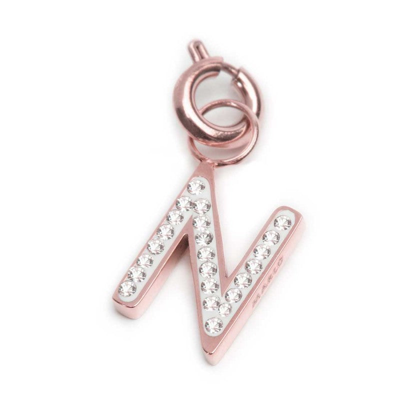 Charm lettera N con cristalli - Desidero