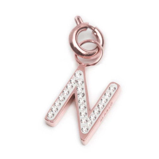 Charm lettera N con cristalli - Desidero