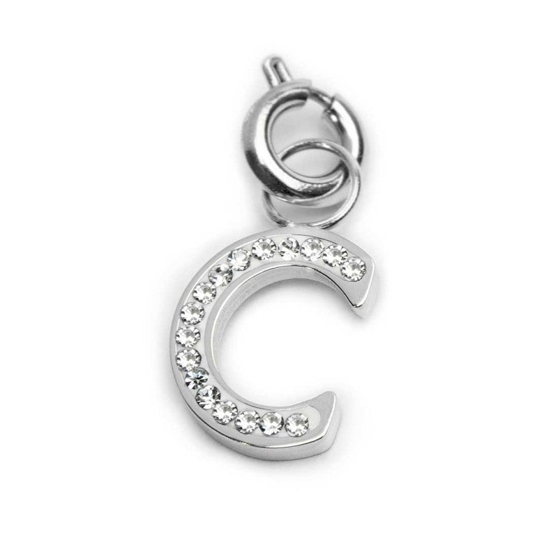 Charm lettera C con cristalli - Desidero