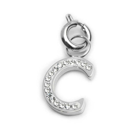 Charm lettera C con cristalli - Desidero