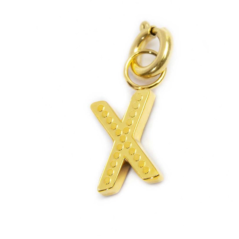 Charm lettera X con cristalli - Desidero
