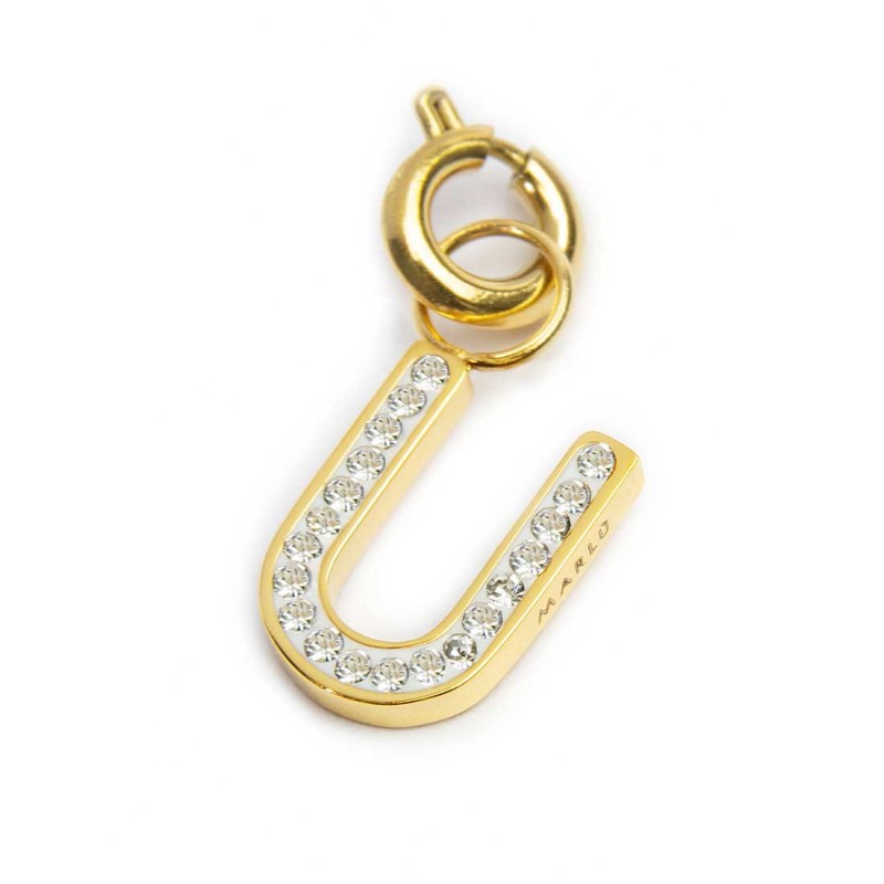Charm lettera U con cristalli - Desidero