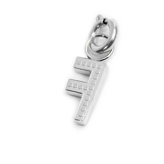 Charm lettera F con cristalli - Desidero