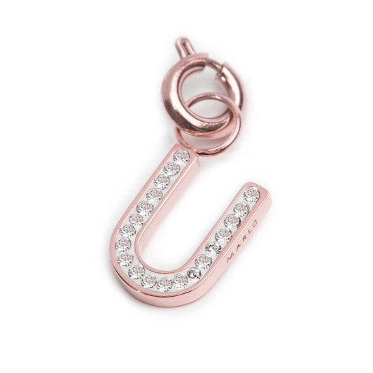 Charm lettera U con cristalli - Desidero