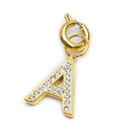 Charm lettera A con cristalli - Desidero