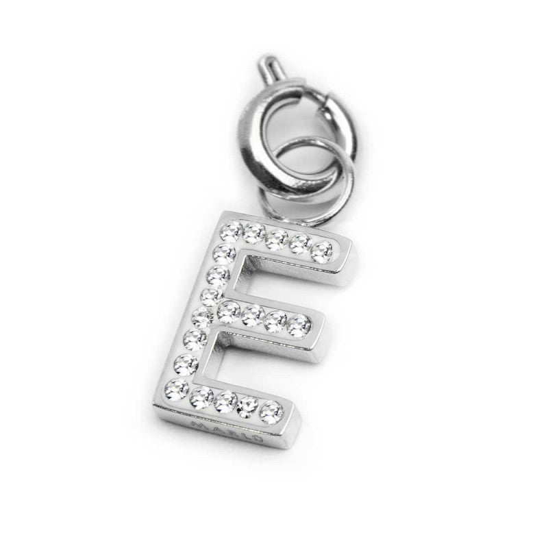 Charm lettera E con cristalli - Desidero