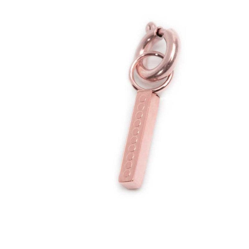 Charm lettera I con cristalli - Desidero