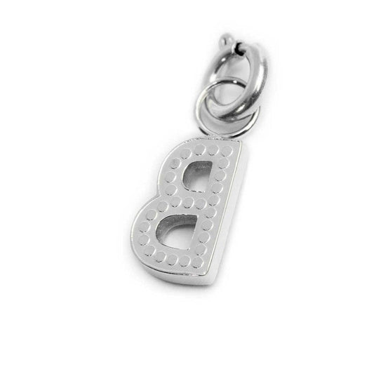 Charm lettera B con cristalli - Desidero