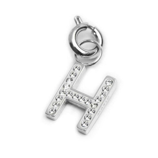 Charm lettera H con cristalli - Desidero