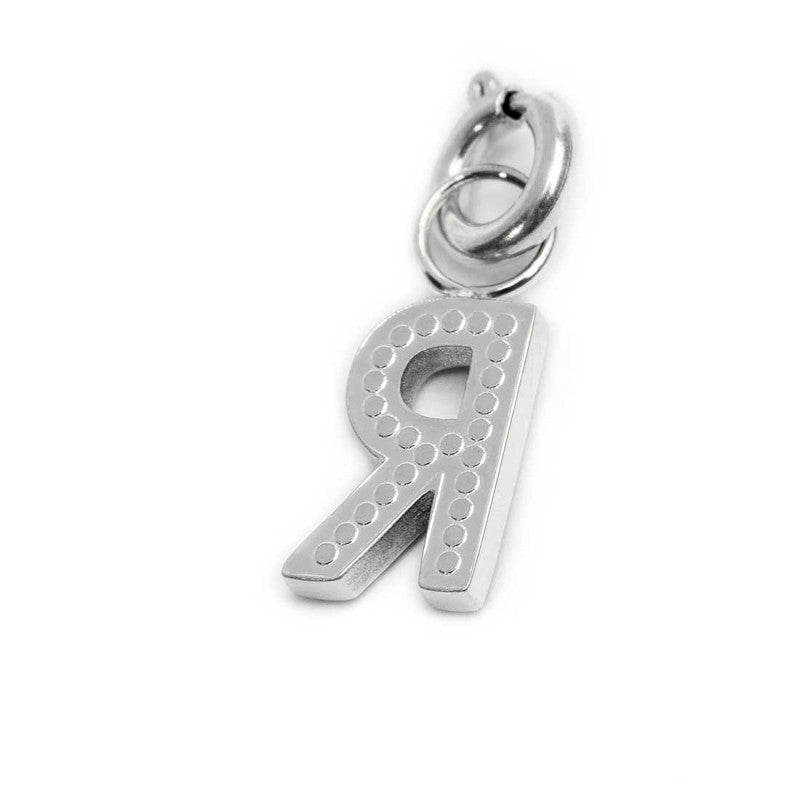 Charm lettera R con cristalli - Desidero