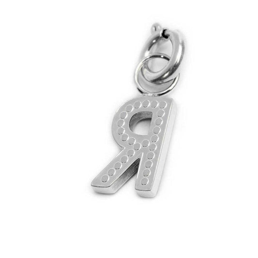Charm lettera R con cristalli - Desidero