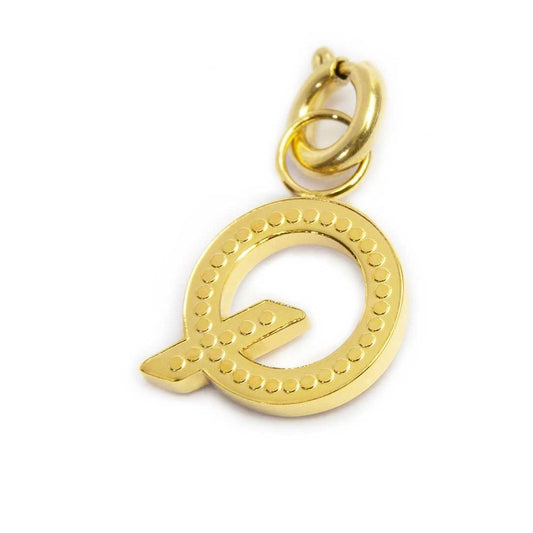 Charm lettera Q con cristalli - Desidero