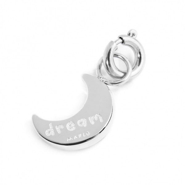 Charm Luna Con Zircone Blu  - Desidero