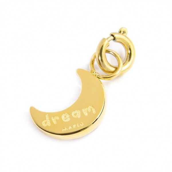 Charm Luna Con Zircone Blu  - Desidero