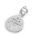 Carica l'immagine nel visualizzatore della galleria, 18CH130 CHARM MEDAGLIETTA CON ROSA DEI VENTI E STRASS
