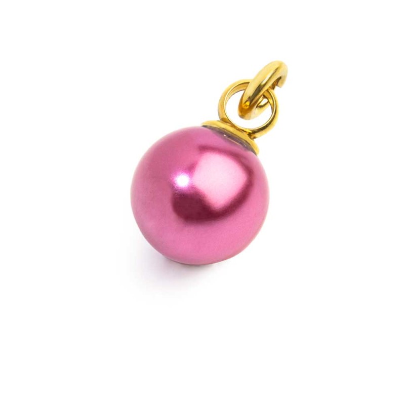 Charm perla rivestita 10mm