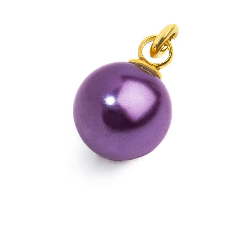 Charm perla rivestita 12mm