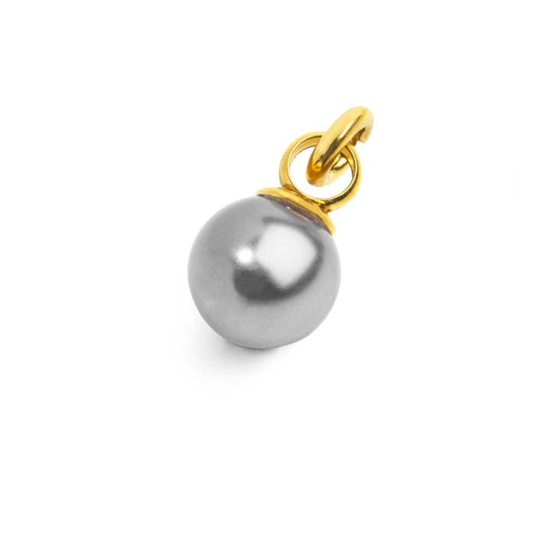 Charm perla rivestita 8mm