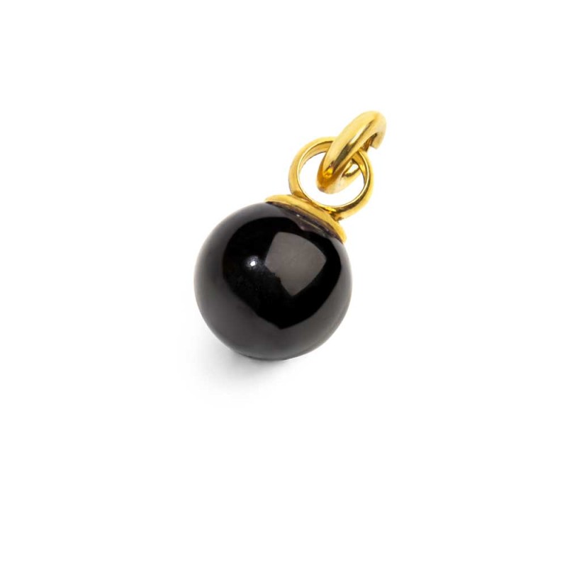 Charm perla rivestita 8mm