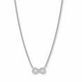 Carica l'immagine nel visualizzatore della galleria, COLLANA RODIATO CRYSTAL CM 43
