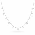 Carica l'immagine nel visualizzatore della galleria, COLLANA RODIATO CRYSTAL CM 43
