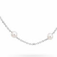Carica l'immagine nel visualizzatore della galleria, COLLANA RODIATO BIANCO CM 43
