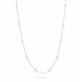 Carica l'immagine nel visualizzatore della galleria, COLLANA RODIATO BIANCO CM 43
