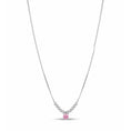 Carica l'immagine nel visualizzatore della galleria, COLLANA RODIATO ROSA CM 43
