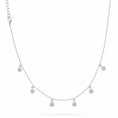 Carica l'immagine nel visualizzatore della galleria, COLLANA RODIATO CRYSTAL CM 43
