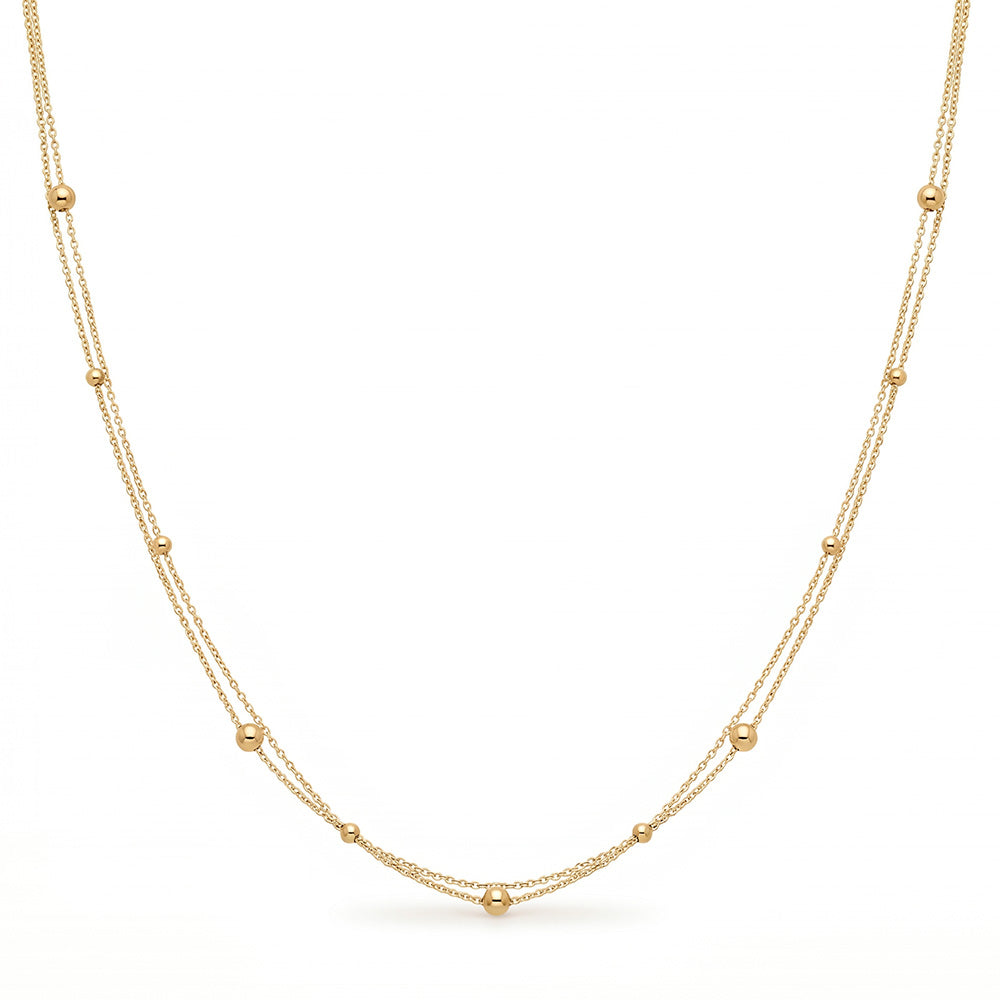 COLLANA DORATO CM 43