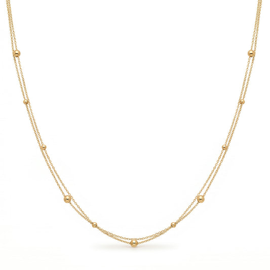 COLLANA DORATO CM 43