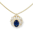 Carica l'immagine nel visualizzatore della galleria, COLLANA DORATO AZZURRO/BLU ZAFF
