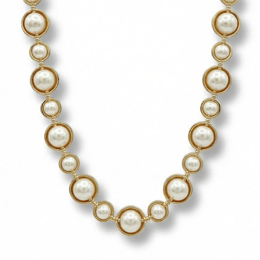 COLLANA GIROCOLLO CON PERLE
