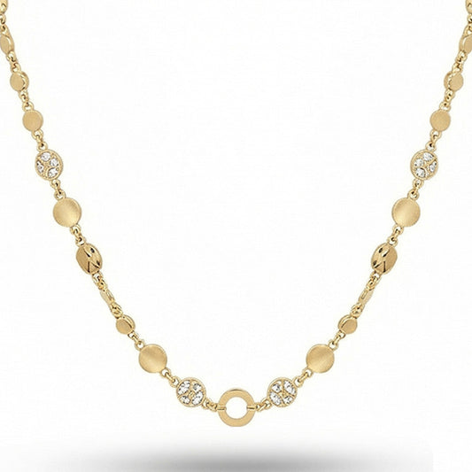 COLLANA LUNGA CON DETTAGLI MARTELLATI