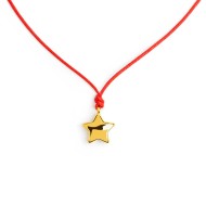 Collana cordino con stella