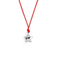 Collana cordino con stella