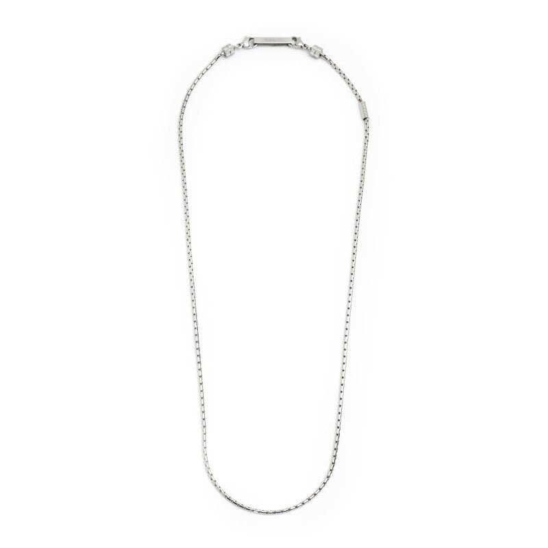 Collana catena box oval 2mm