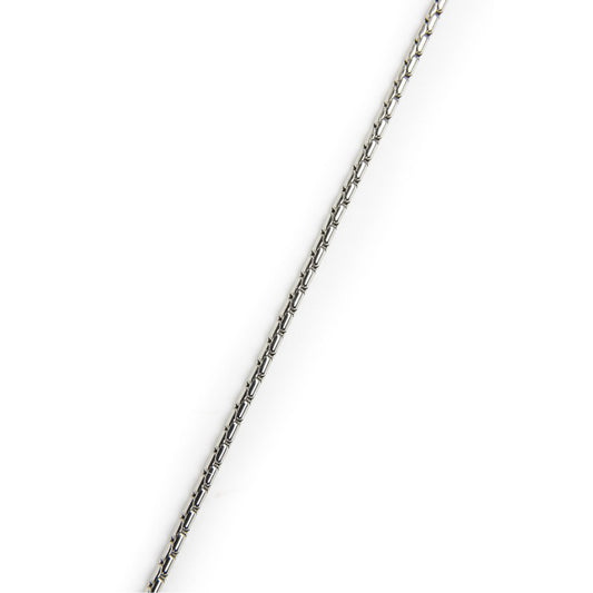 Collana catena box oval 2mm
