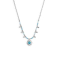 Carica l'immagine nel visualizzatore della galleria, Collana catena chicco di riso con sole pendente
