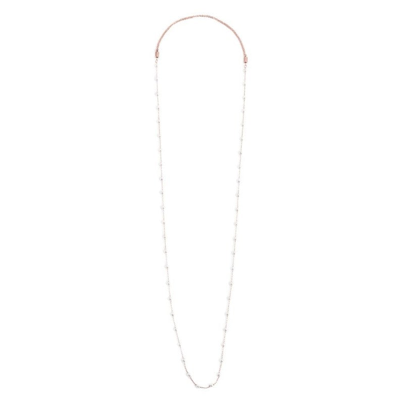 Collana catena con perle