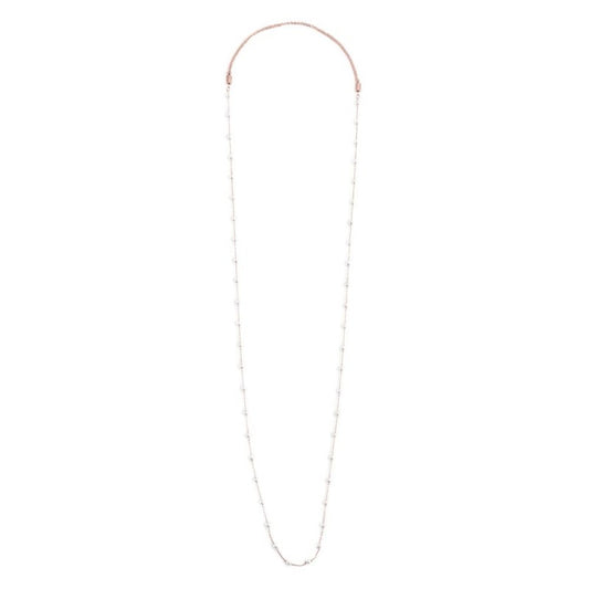 Collana catena con perle