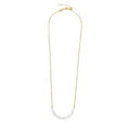 Carica l'immagine nel visualizzatore della galleria, Collana catena cross con perle ovali centrali
