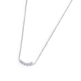 Carica l'immagine nel visualizzatore della galleria, Collana catena cutting cross con zirconi centrali
