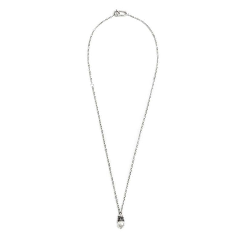 Collana catena grumetta con pendente - Desidero