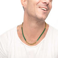 Carica l'immagine nel visualizzatore della galleria, Collana catena grumetta con tennis cristalli baguette - Desidero
