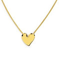 Carica l'immagine nel visualizzatore della galleria, Collana catena mesh con cuore irregolare martellato
