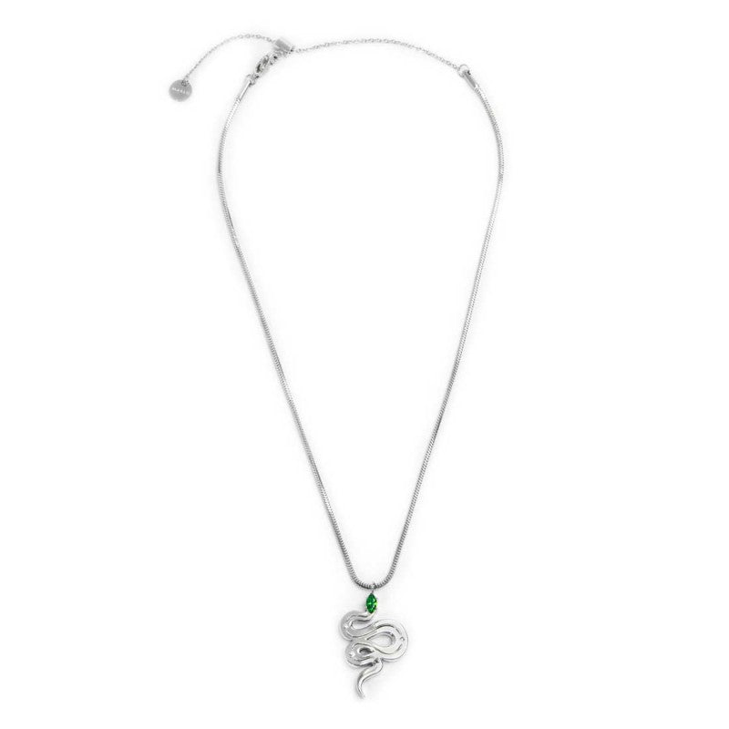 Collana catena snake quadrata con serpente pendente - Desidero
